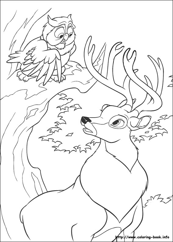 Bambi 2 coloring picture